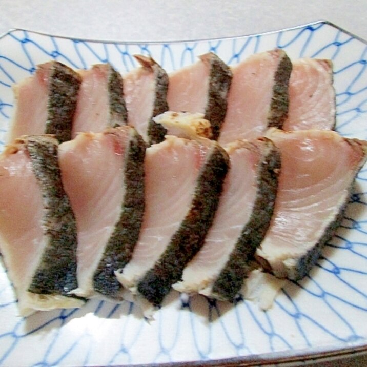 岡山の県魚！鰆はタタキで食べるのがＴヤン流。